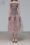 marc le bihan tube top dress 21924 VIEUX ROSE old rose (21925)
